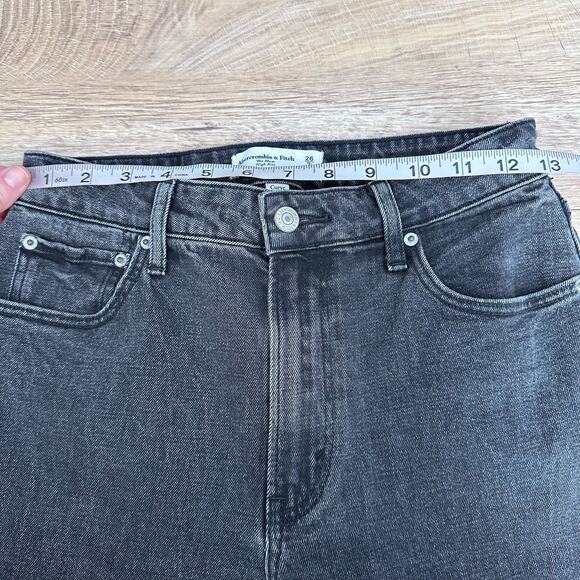 Abercrombie & Fitch Curve Love The Mom High Rise Jeans 26 XS - Picture 7 of 9